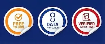 Free to join, data-protected, verified job listings