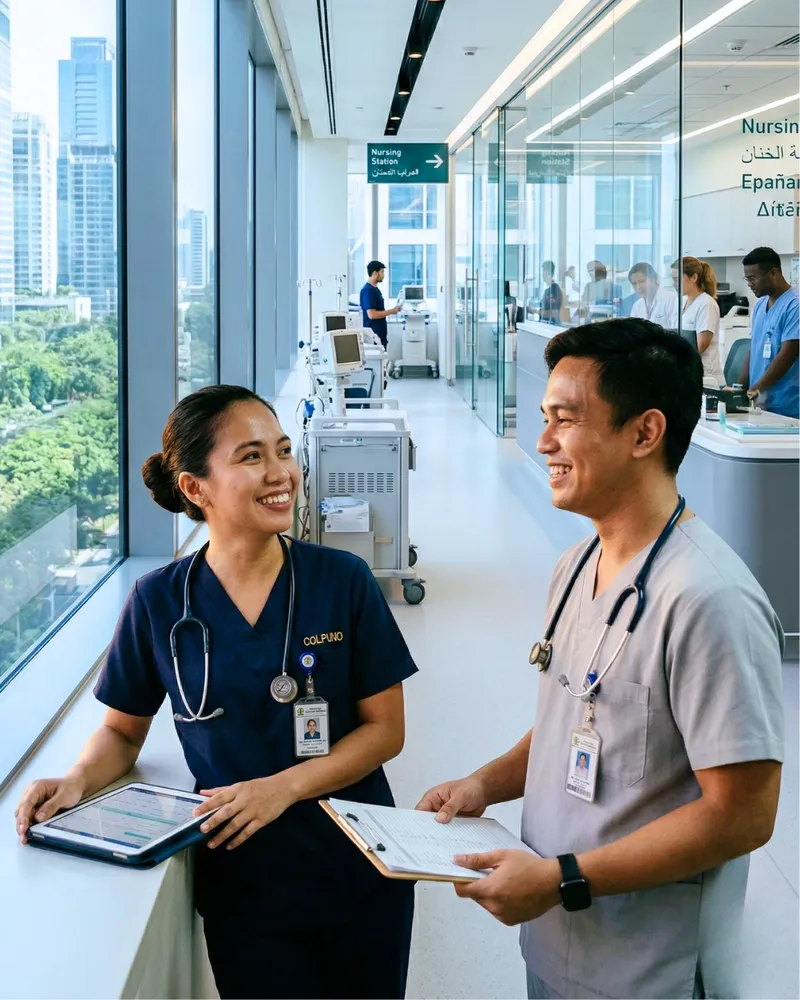 Filipino nurse, COLPUNO career mentor